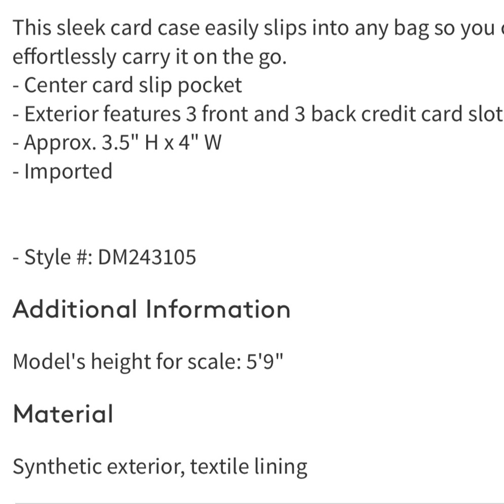 Steve Madden card case in tan NWT details above - Picture 2 of 5